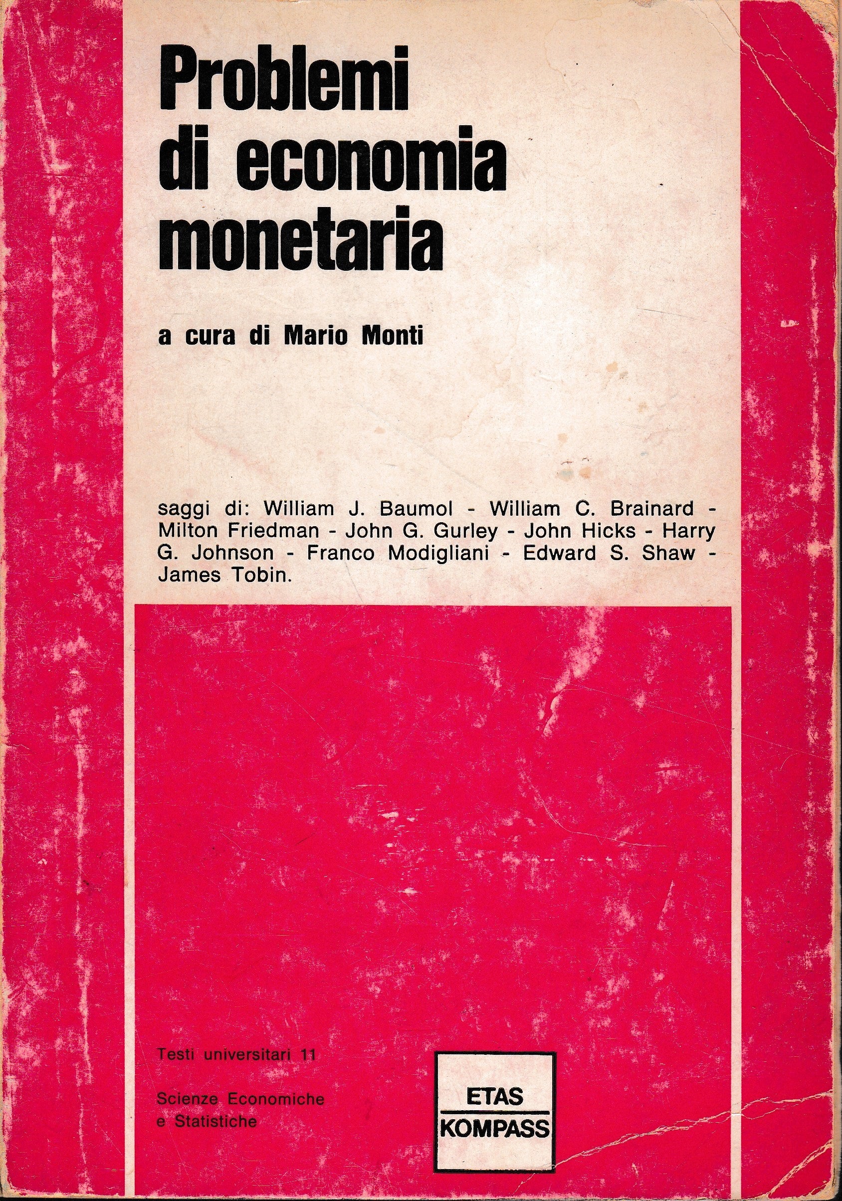 Problemi di economia monetaria - copertina