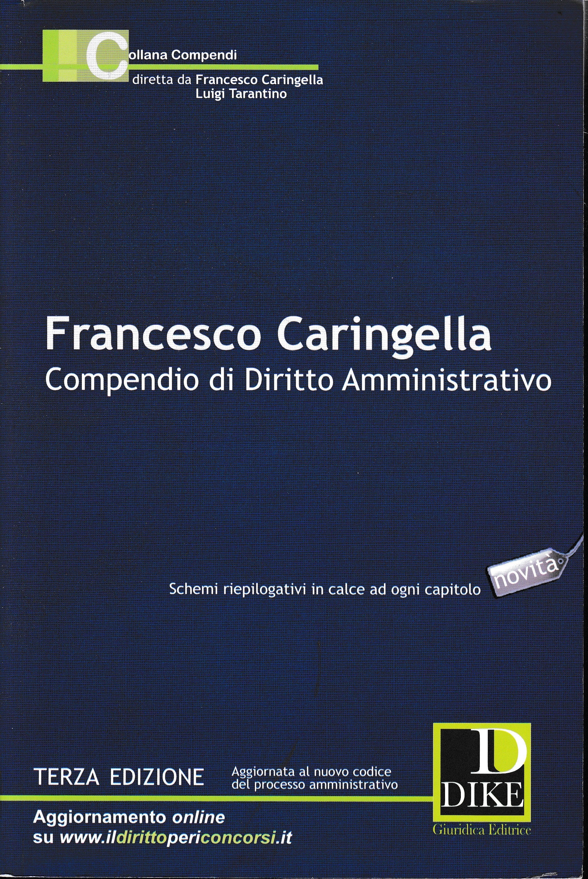 Compendio di diritto amministrativo - copertina