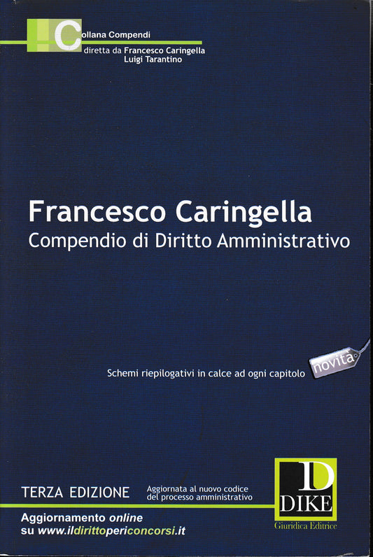 Compendio di diritto amministrativo - copertina