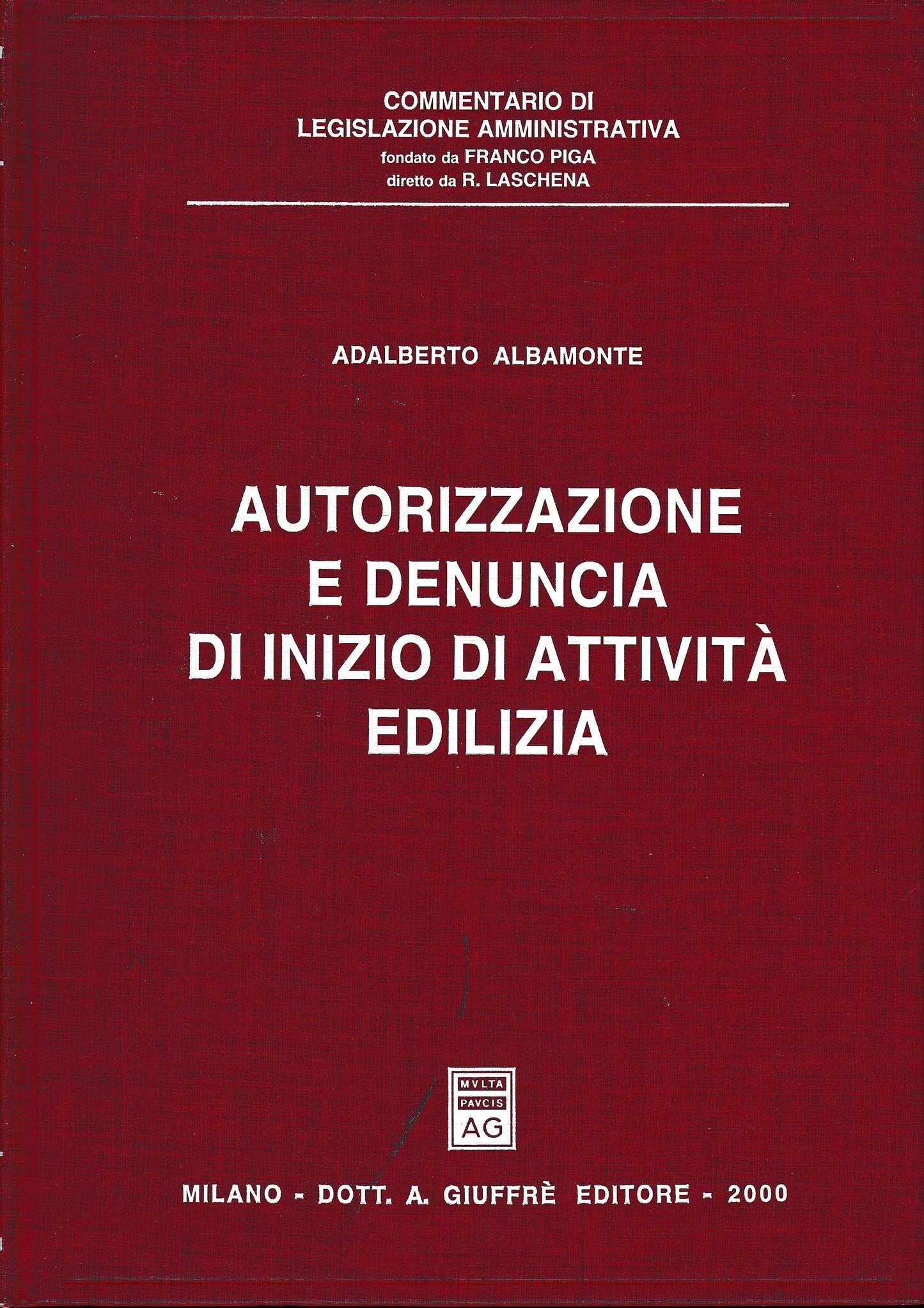 Autorizzazione e denuncia di inizio di attività edilizia - copertina