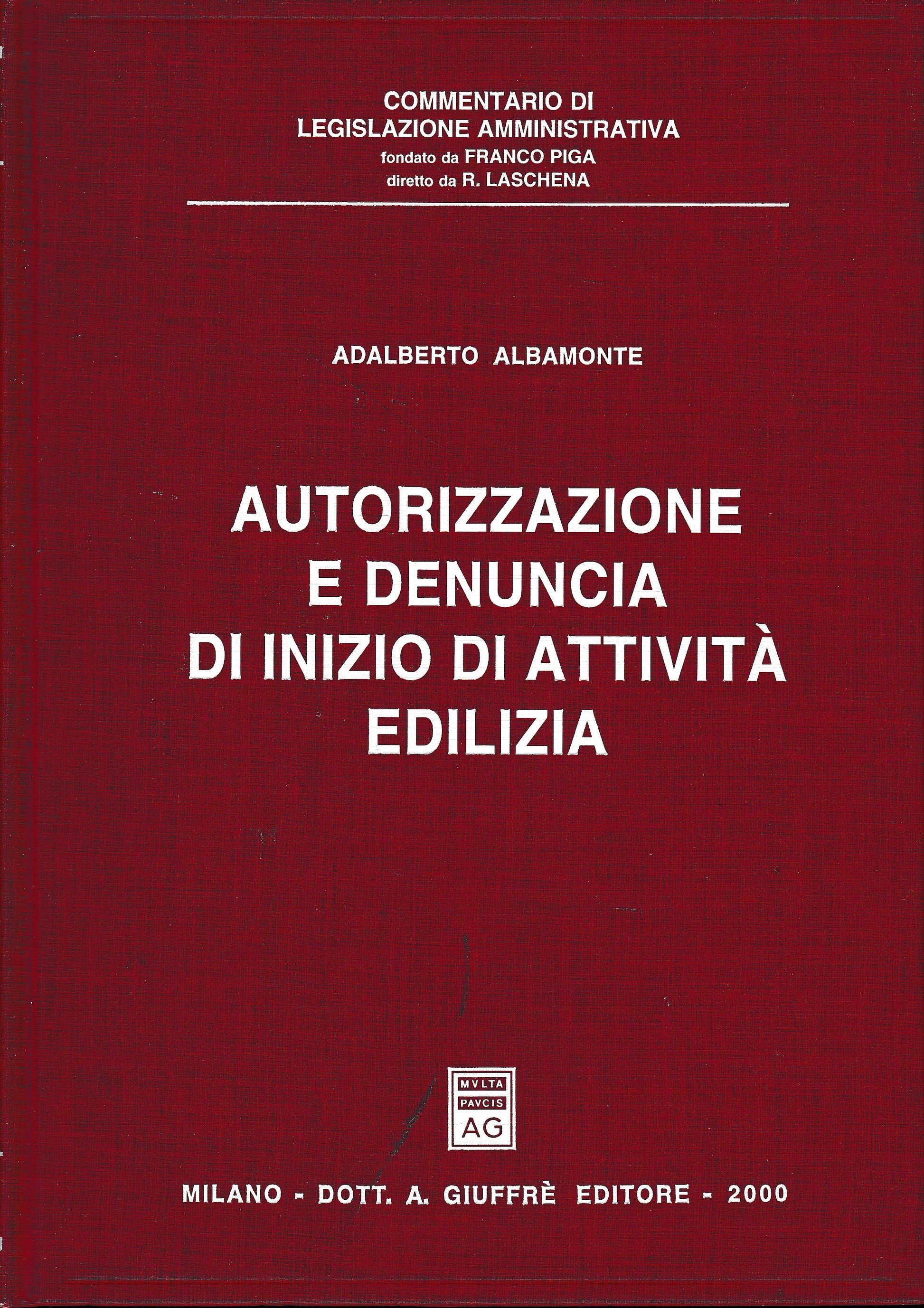 Autorizzazione e denuncia di inizio di attività edilizia - copertina