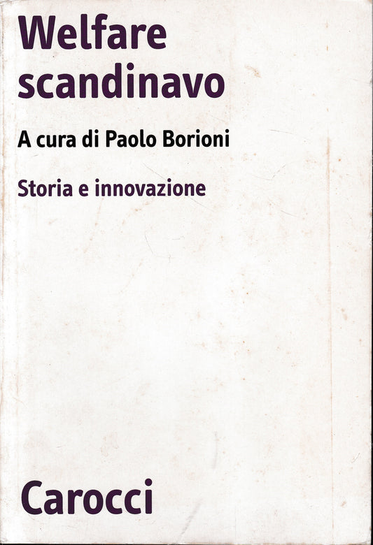 Welfare scandinavo. Storia e innovazione - copertina