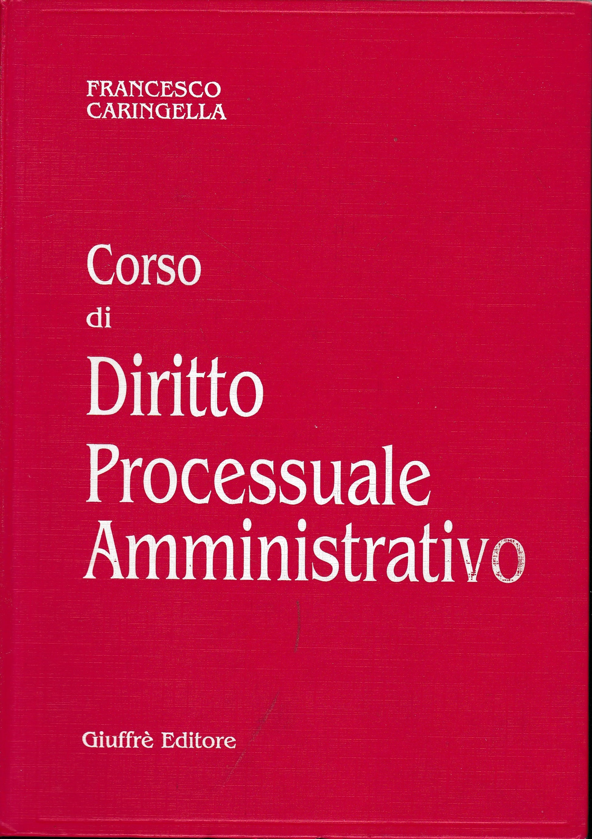 Corso di diritto processuale amministrativo - copertina