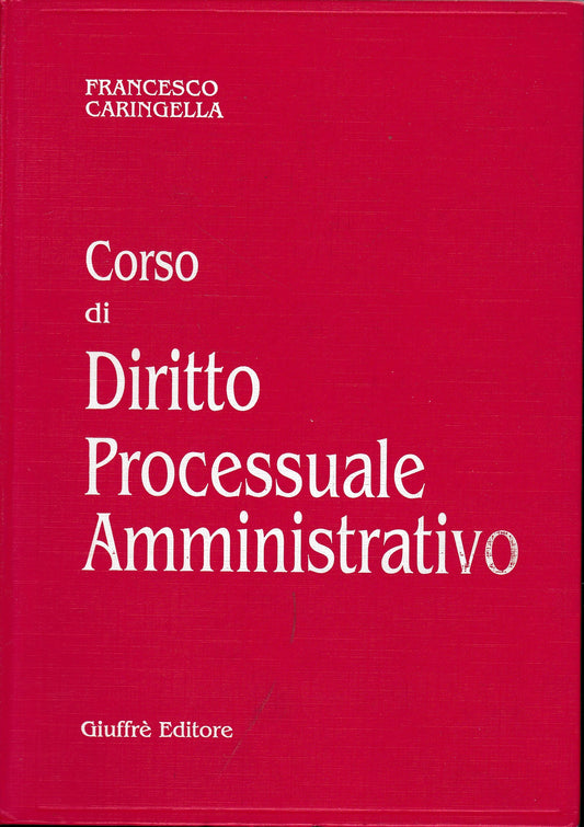 Corso di diritto processuale amministrativo - copertina