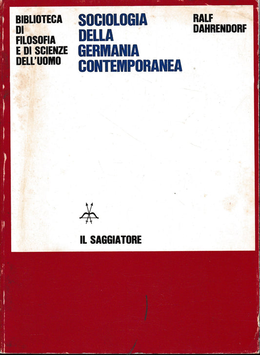 Sociologia della Germania contemporanea - copertina