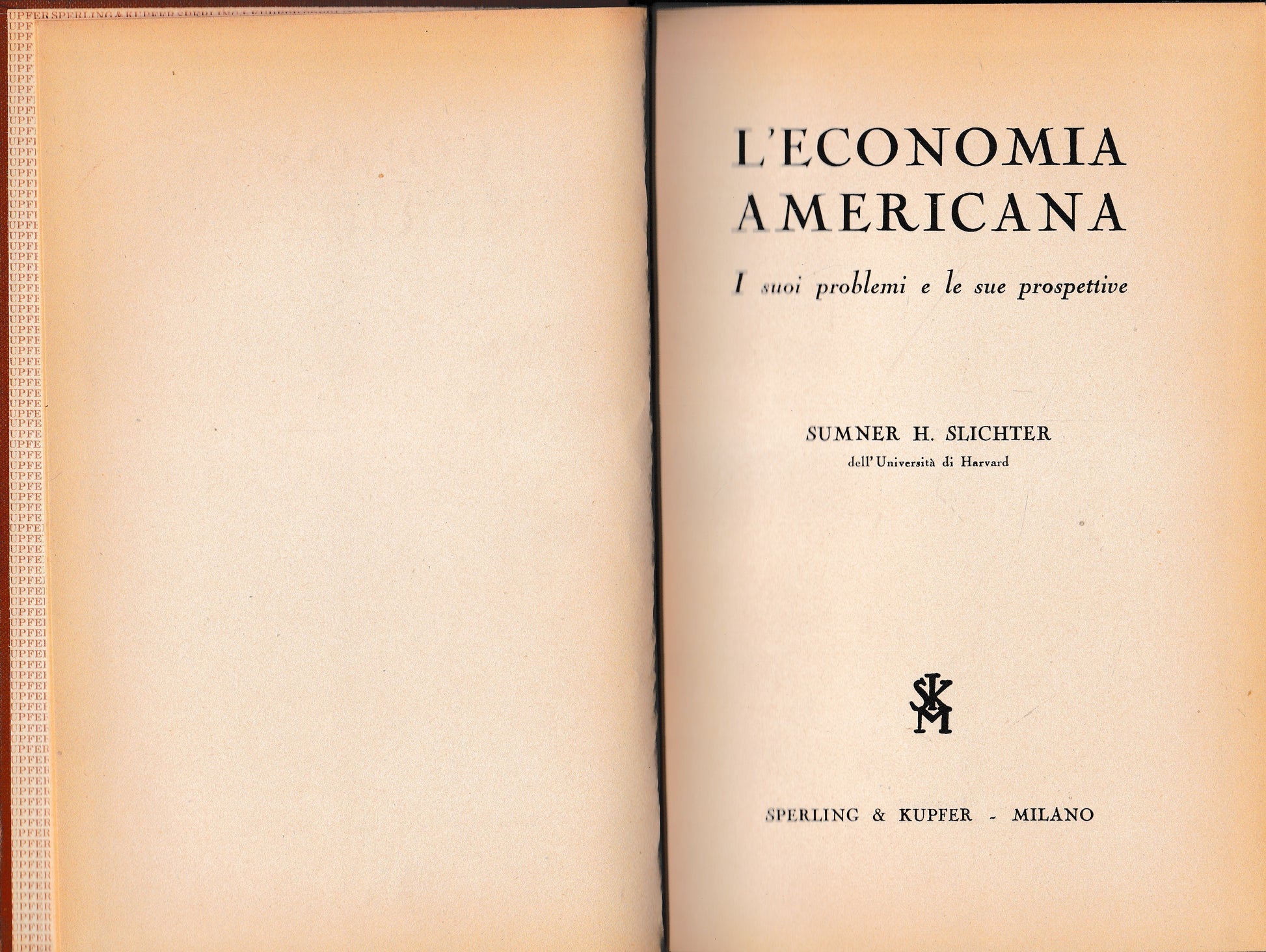 L'economia americana, i suoi problemi e le sue prospettive. - copertina