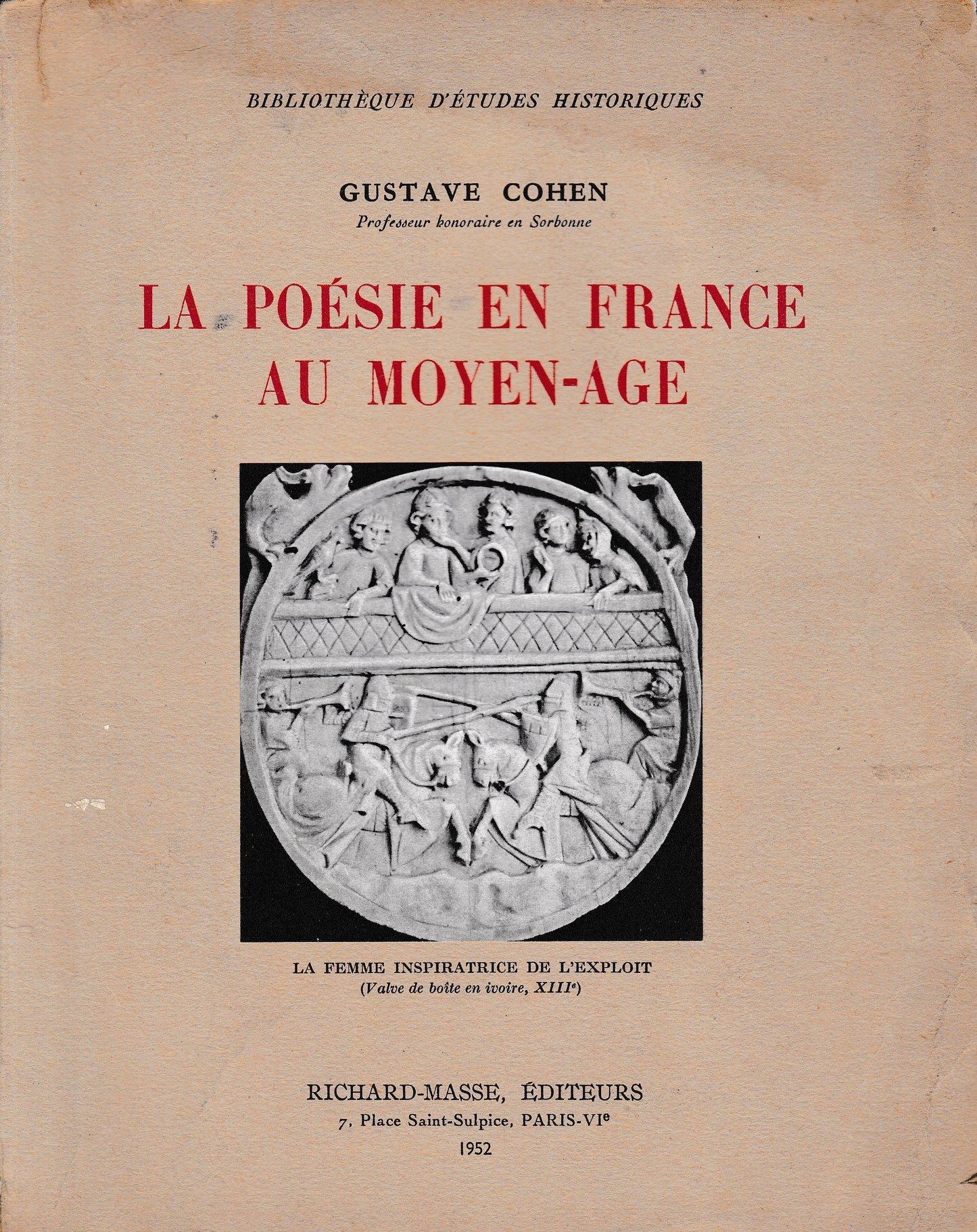 La poesie en france au moyen-age - copertina