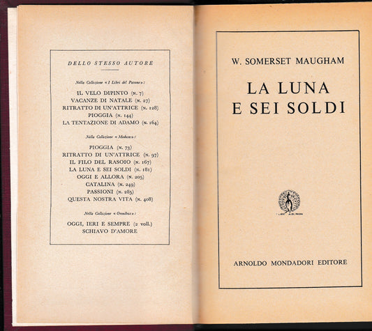 La luna e sei soldi - copertina