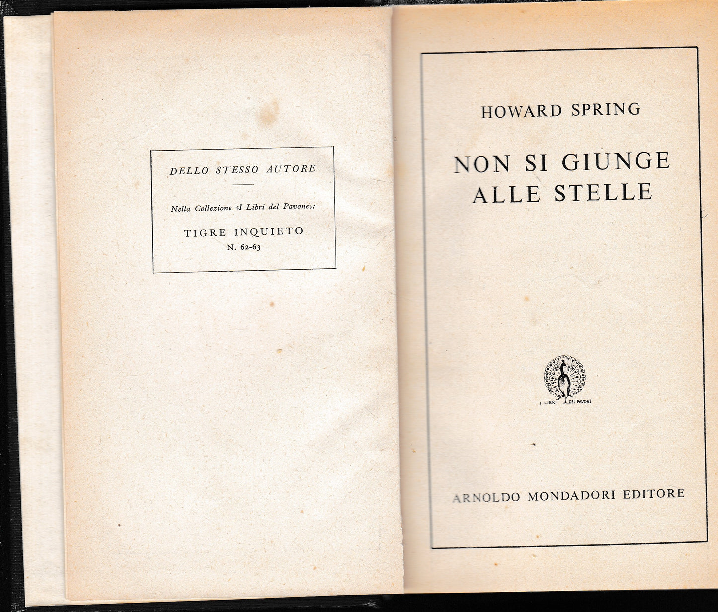 Non si giunge alle stelle - copertina