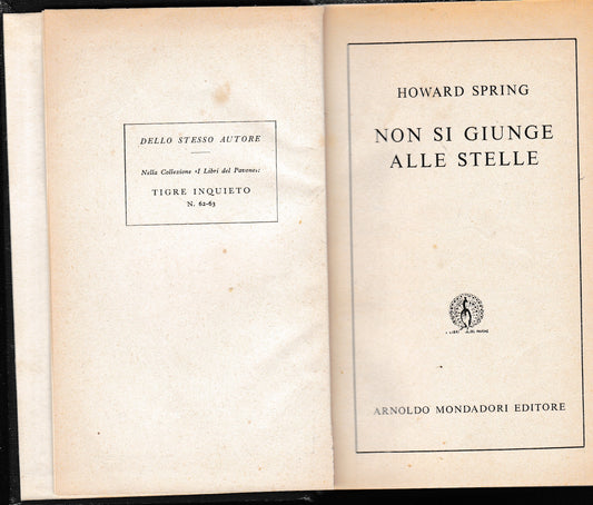 Non si giunge alle stelle - copertina