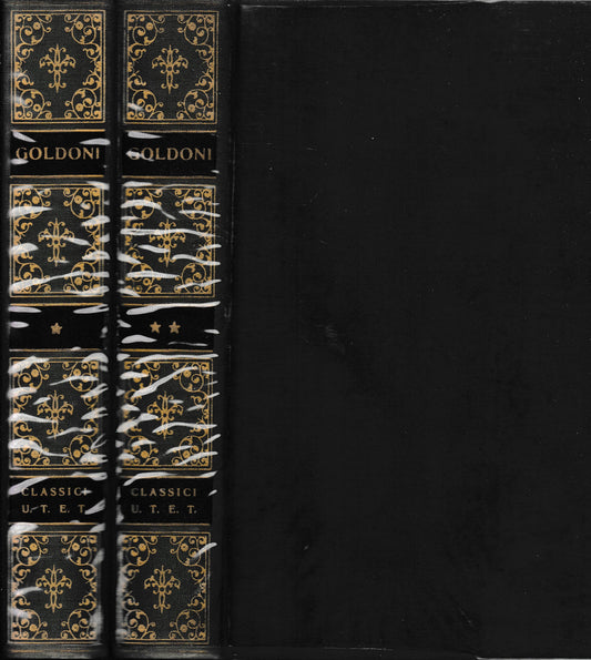 Commedie scelte di Carlo Goldoni, due volumi - copertina