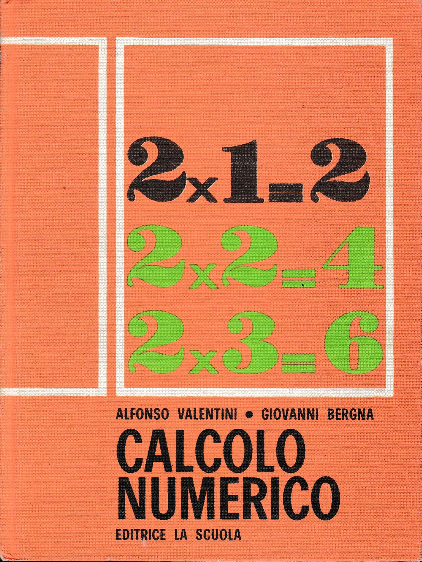 Calcolo numerico - copertina
