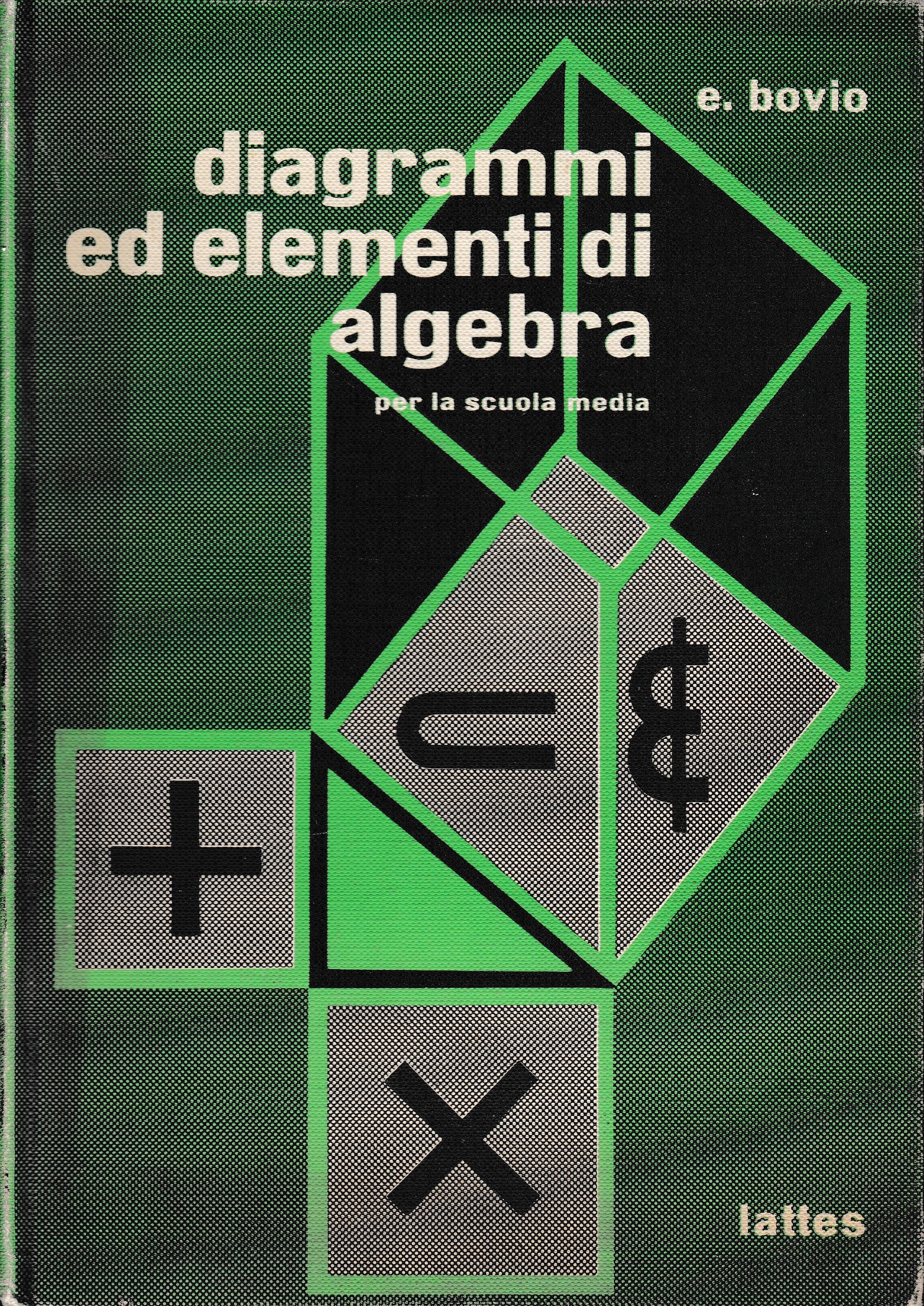 Diagrammi ed elementi di algebra - copertina