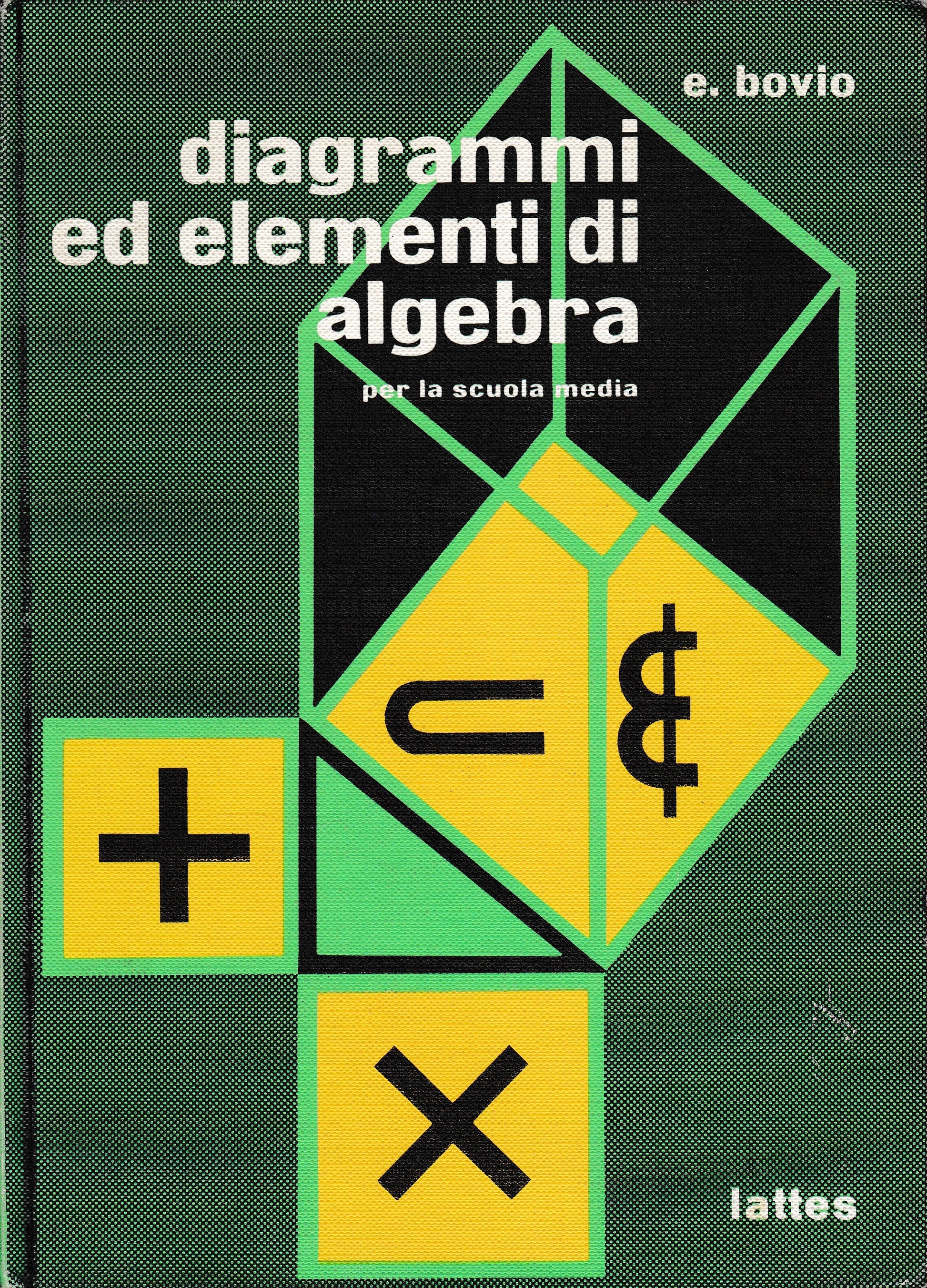 Diagrammi ed elementi di algebra - copertina