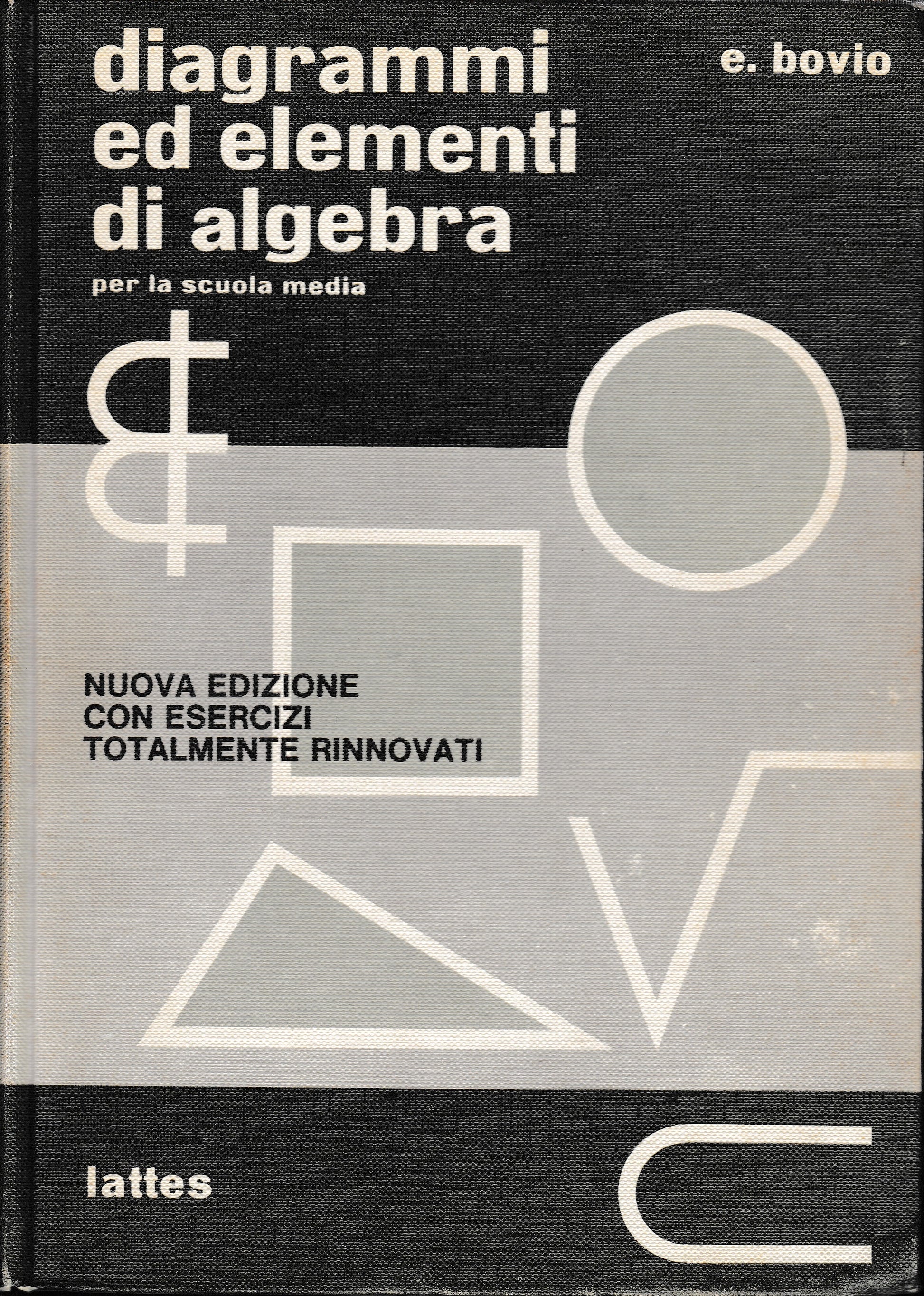 Diagrammi ed elementi di algebra - copertina
