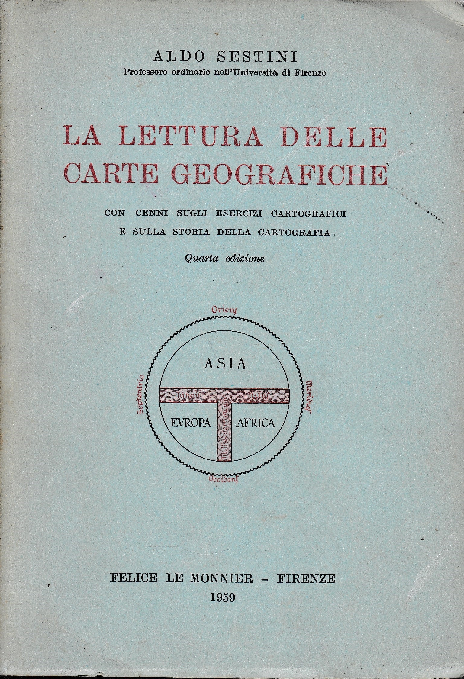 La lettura delle carte geografiche - copertina