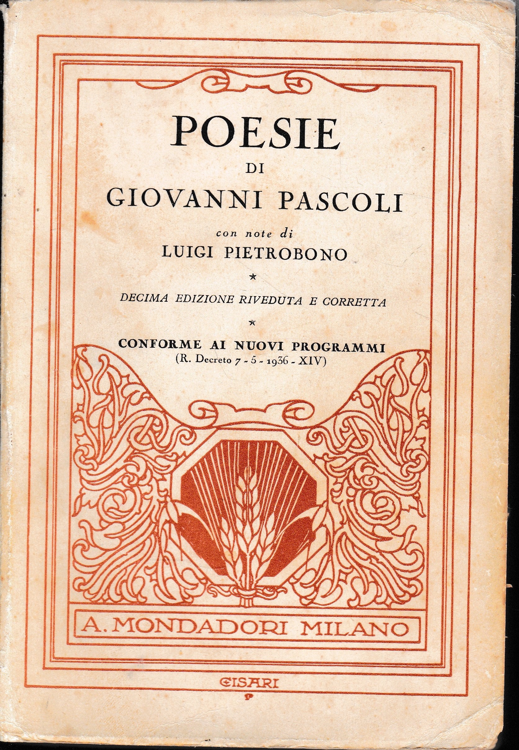 Poesie - copertina