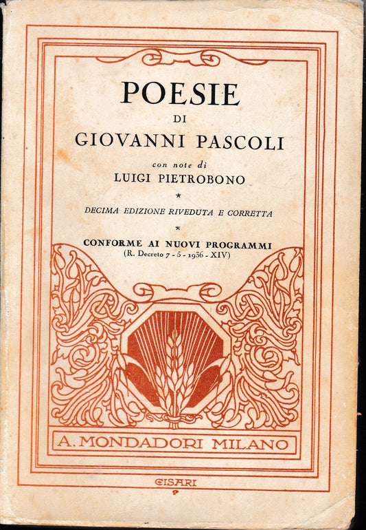 Poesie - copertina