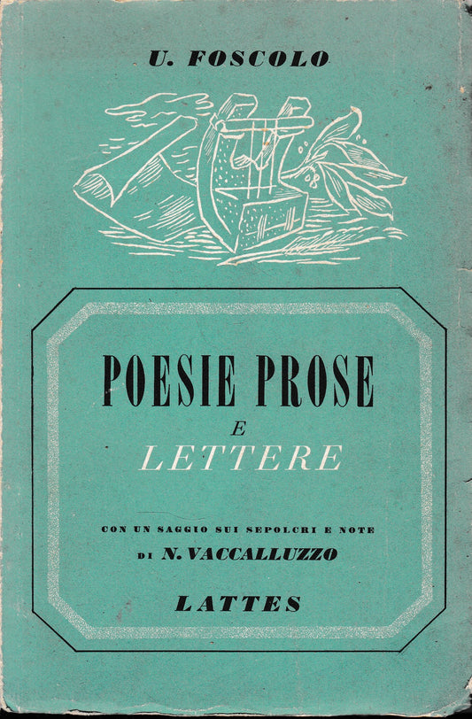 Poesie prose e lettere - copertina