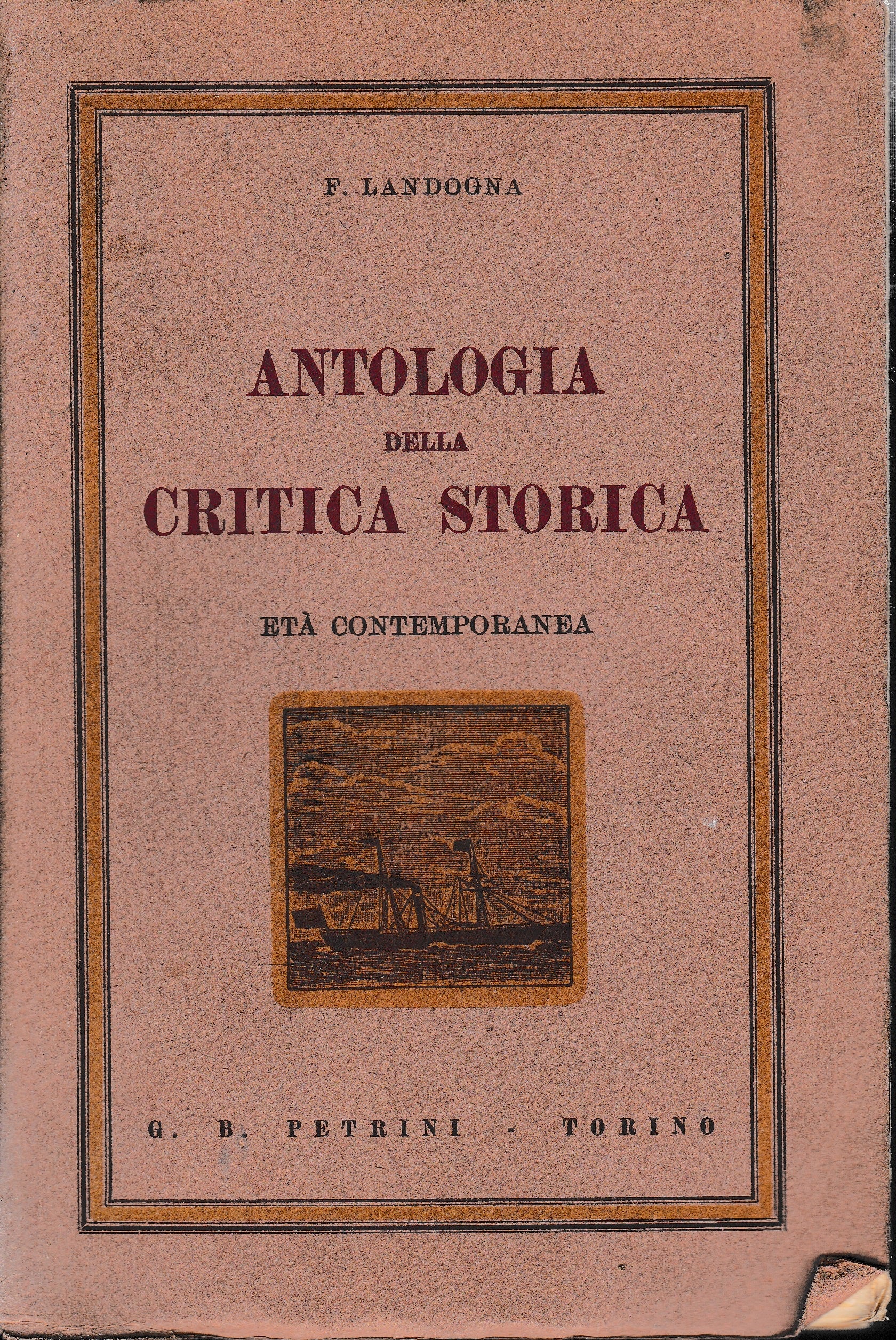 Antologia della critica storica. Età contemporanea - copertina