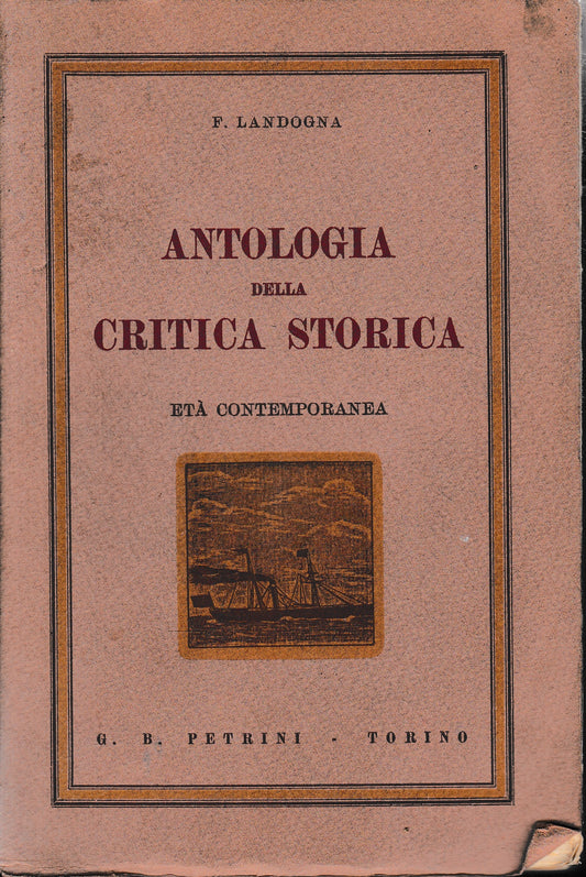 Antologia della critica storica. Età contemporanea - copertina