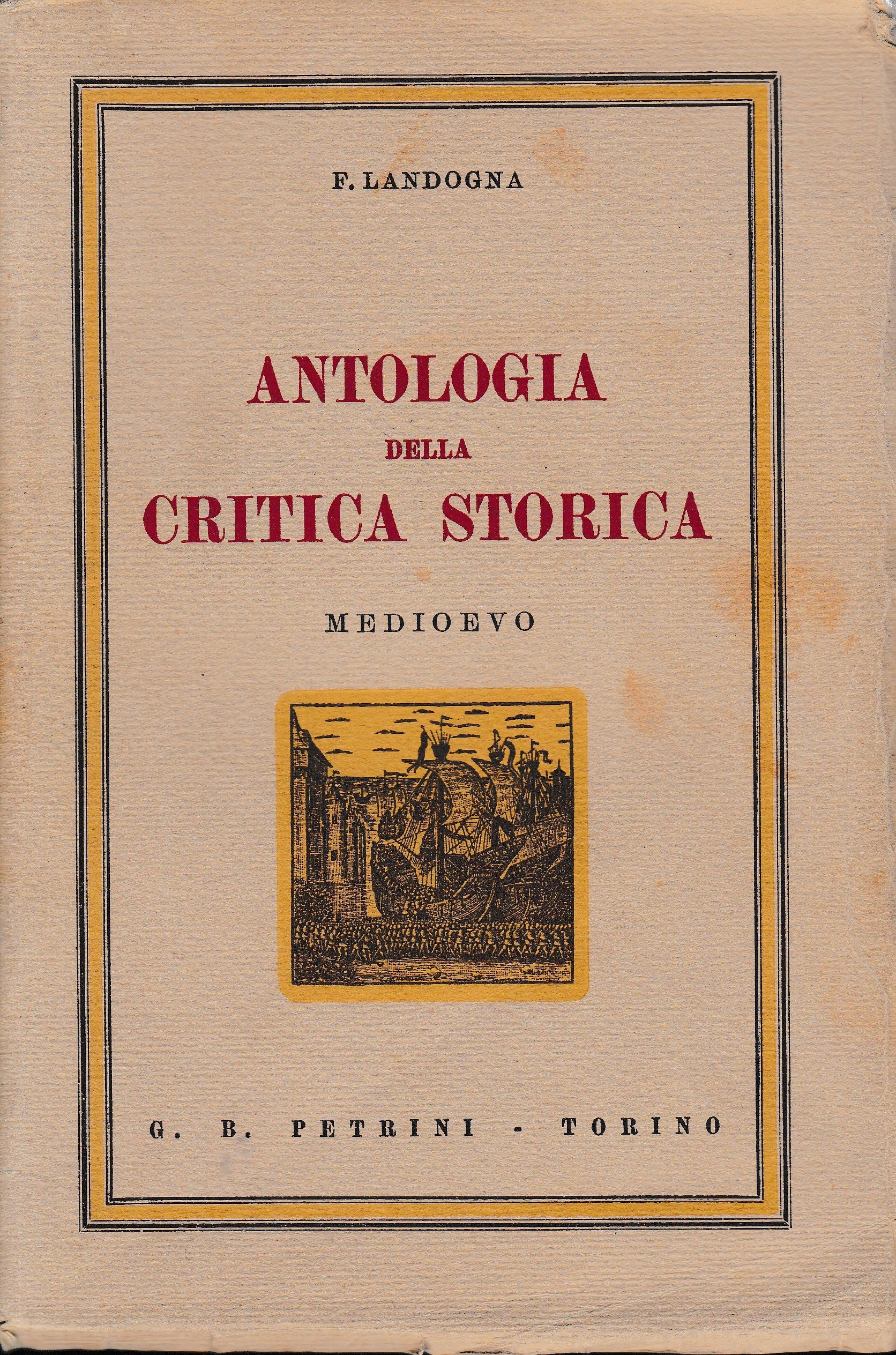 Antologia della critica storica. Medioevo - copertina