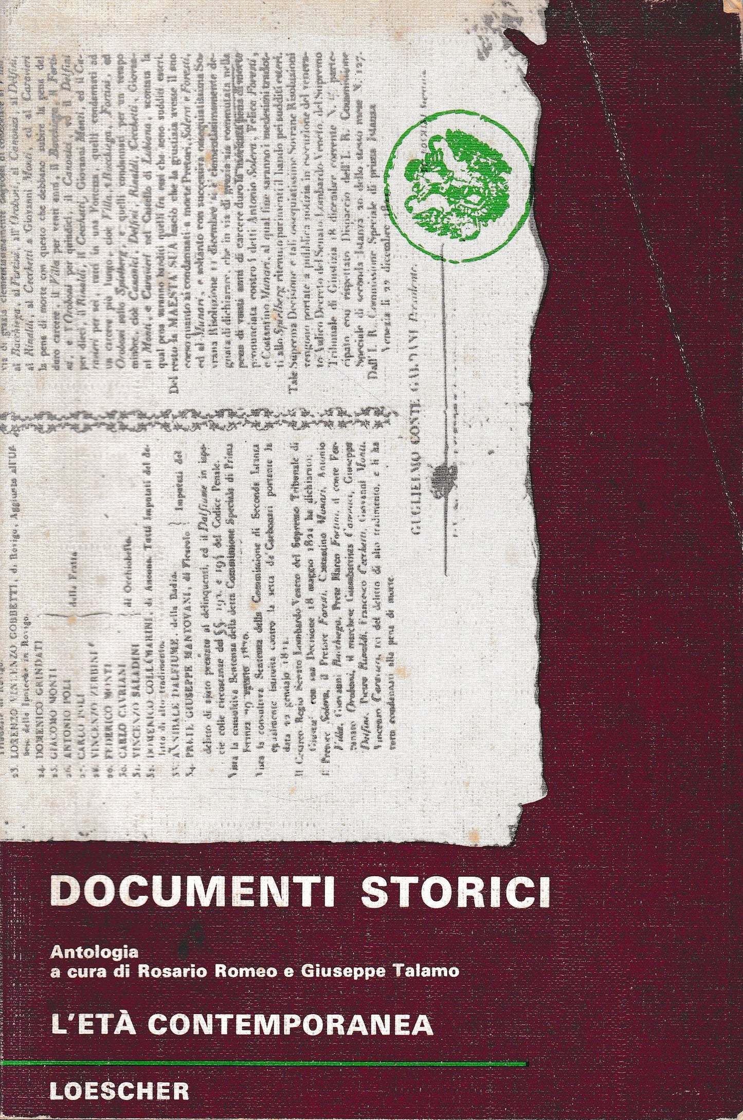 Documenti storici. vol. III - L'età contemporanea - copertina