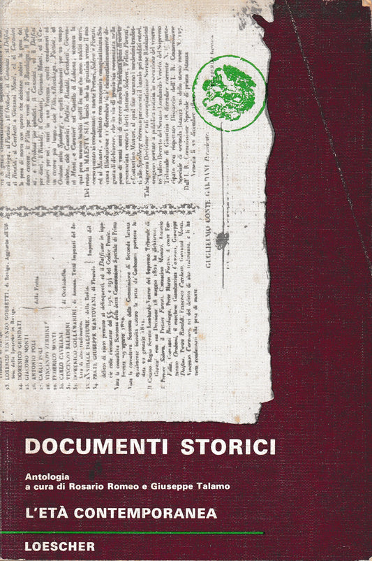 Documenti storici. vol. III - L'età contemporanea - copertina