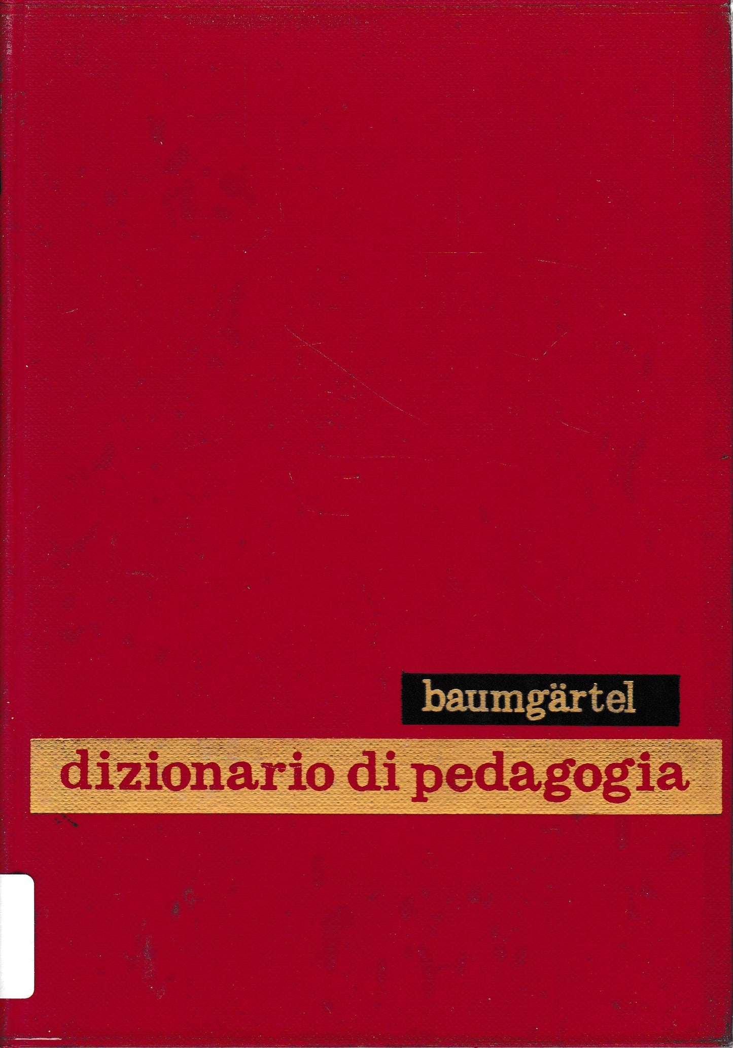 Dizionario di Pedagogia - copertina