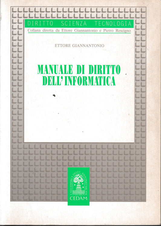 Manuale di diritto dell'informatica - copertina