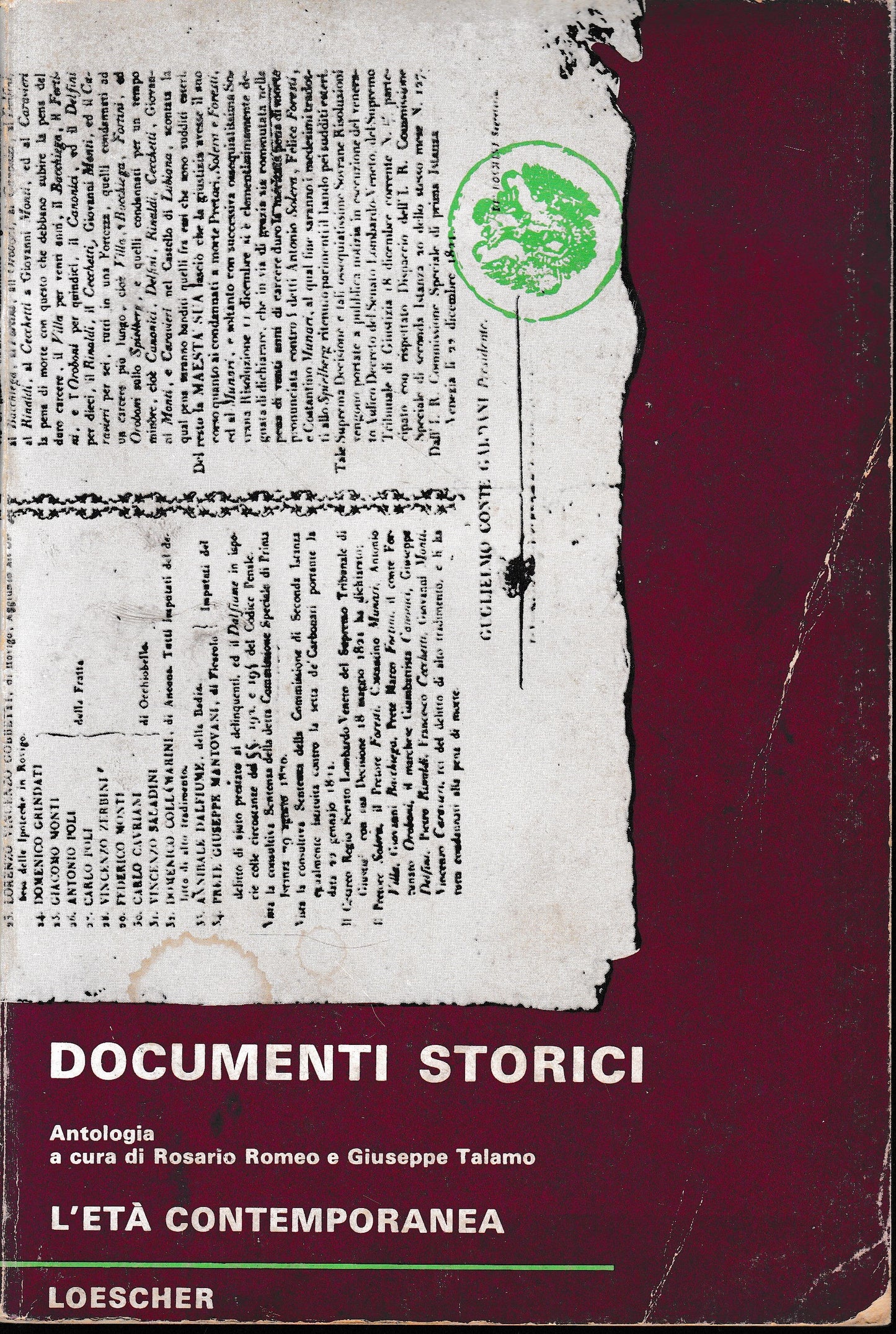 Documenti storici. vol. III - L'età contemporanea - copertina