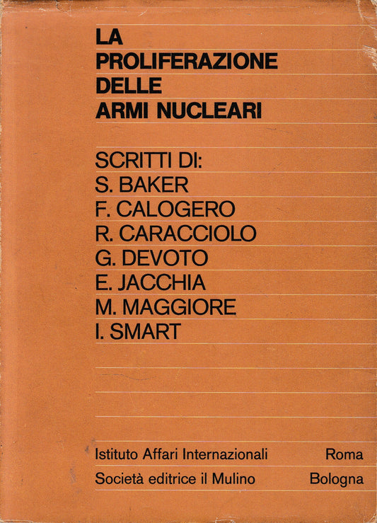 La proliferazione delle armi nucleari - copertina