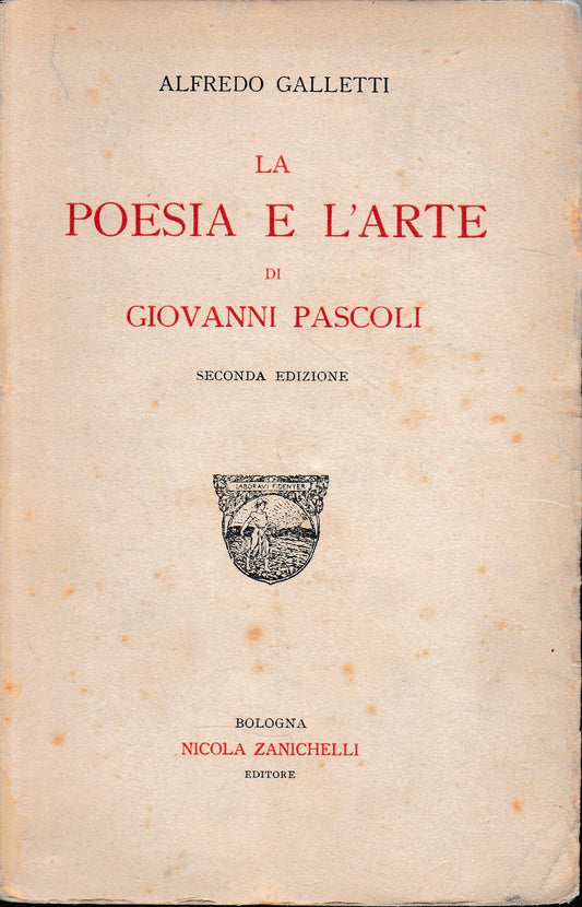 La poesia e l'arte di Giovanni Pascoli - copertina