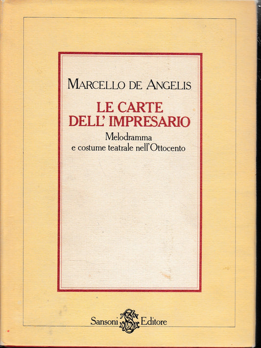 Le carte dell'impresario - copertina