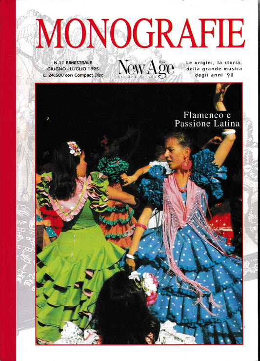 Monografie. Supplemento di New Age Music and New Sounds. Bimestrale - n.11 - Giugno luglio 1995. Flamenco e Passione Latina - copertina