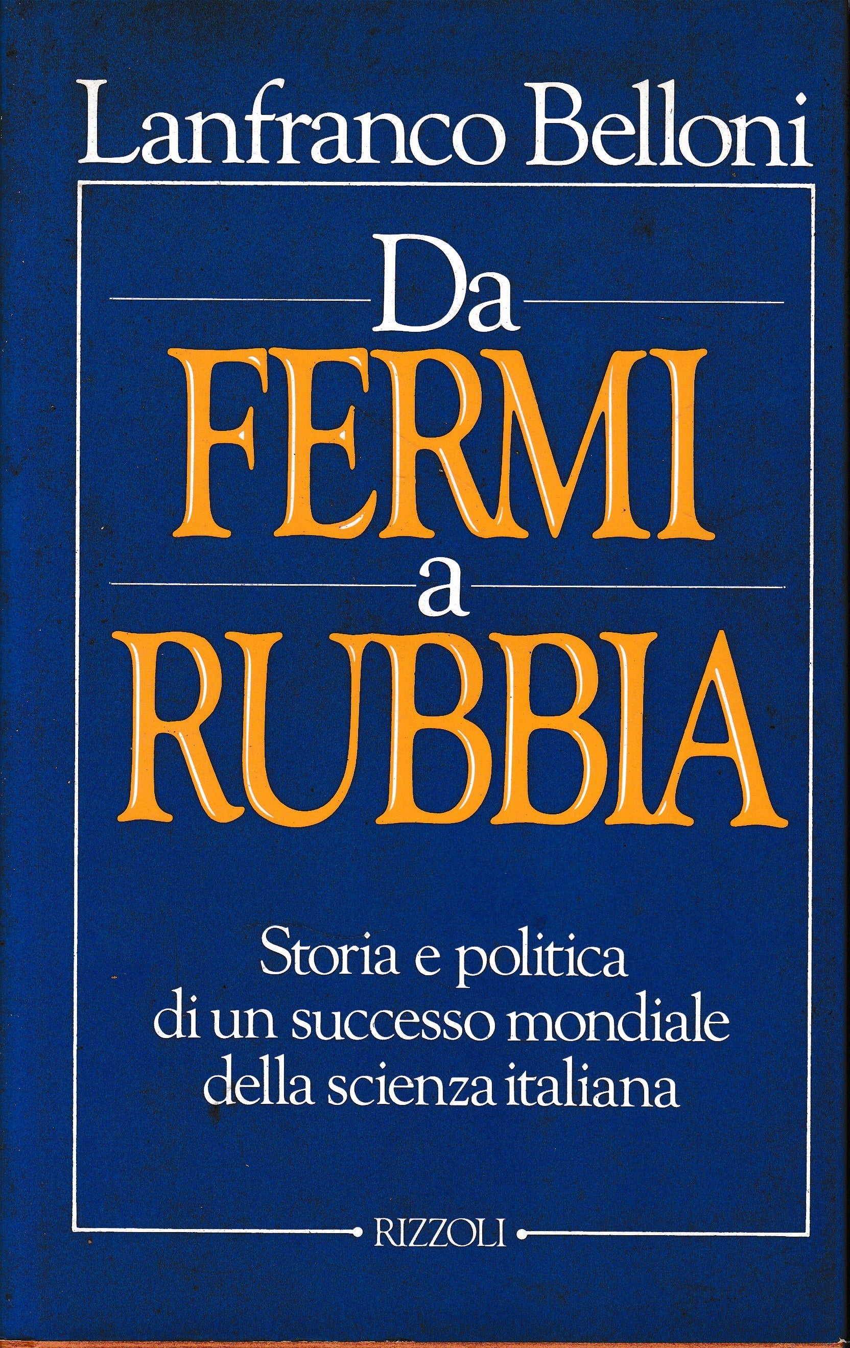 Da Fermi a Rubbia - copertina