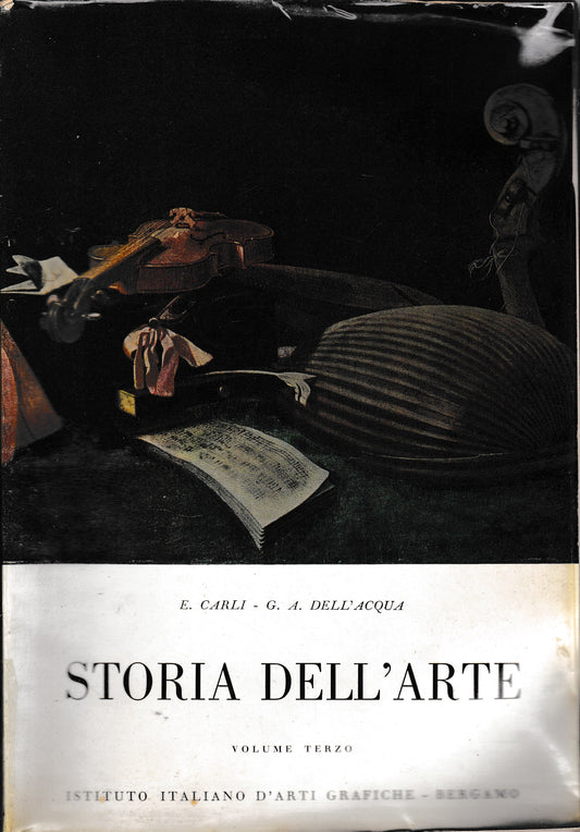 Storia dell'Arte, volume terzo, dal Cinquecento ai Contemporanei - copertina