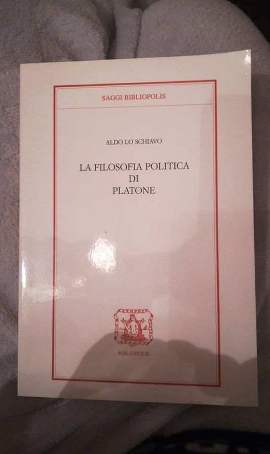 La filosofia politica di platone - copertina