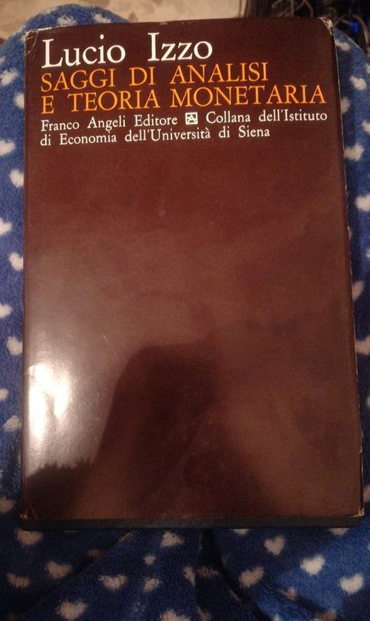 Saggi di analisi e teoria monetaria - copertina
