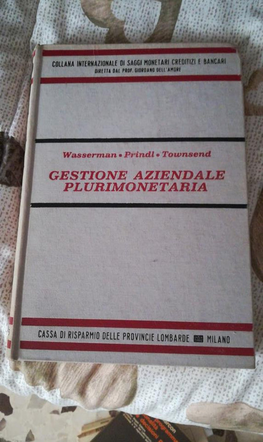 GESTIONE AZIENDALE PLURIMONETARIA. - copertina