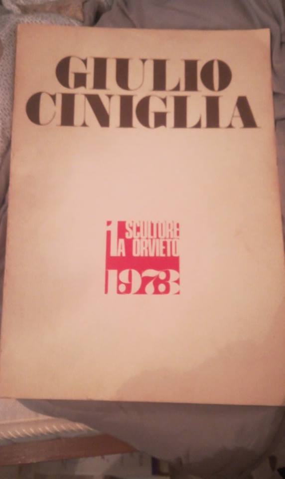 GIULIO CINIGLIA, PRIMA ESPOSIZIONE INTERNAZIONALE DI SCULTURA ALL'APERTO - copertina