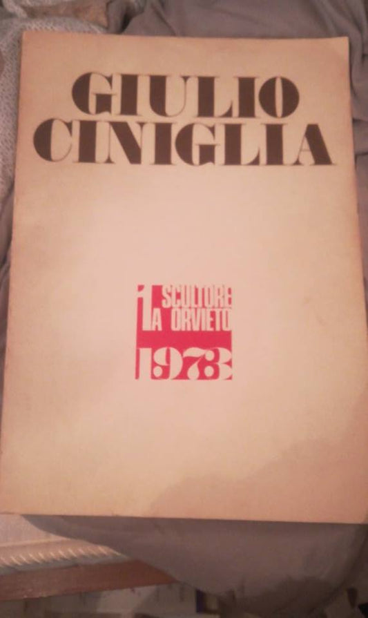 GIULIO CINIGLIA, PRIMA ESPOSIZIONE INTERNAZIONALE DI SCULTURA ALL'APERTO - copertina