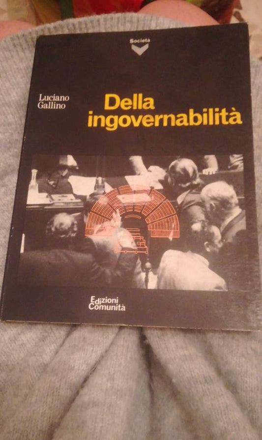 Delle ingovernabilità - copertina