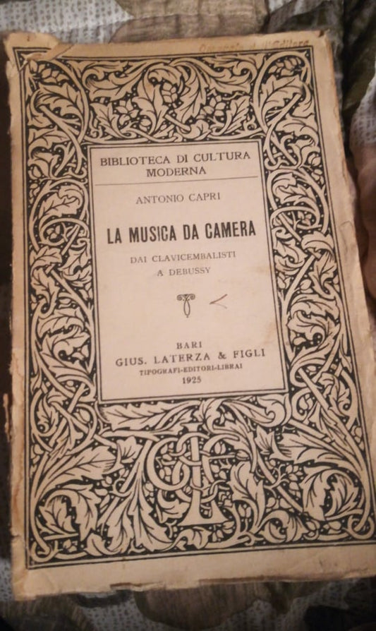 la musica da camera dai clavicembalisti a debussy - copertina