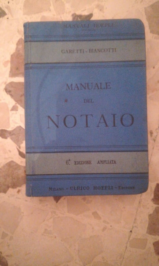 manuale del notaio - copertina