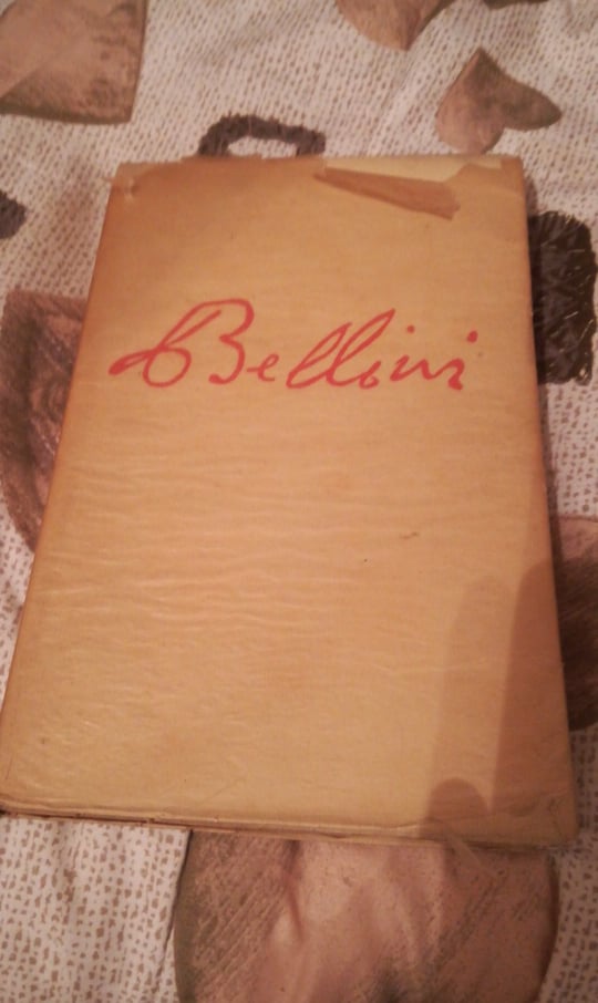 BELLINI. (La vita) - copertina