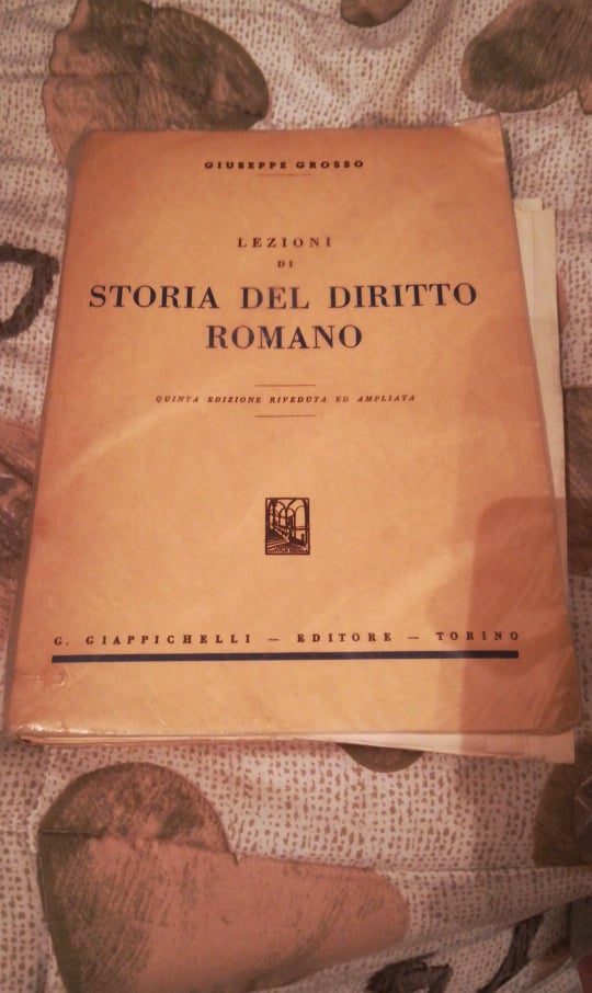 LEZIONI DI STORIA DEL DIRITTO ROMANO - copertina