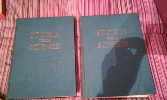storia della scienza I-II VOLUME - copertina