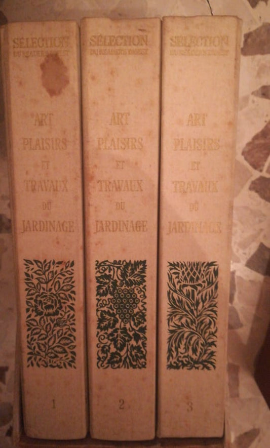 art plaisirs et travauxdu jardinage vol I-II-III - copertina