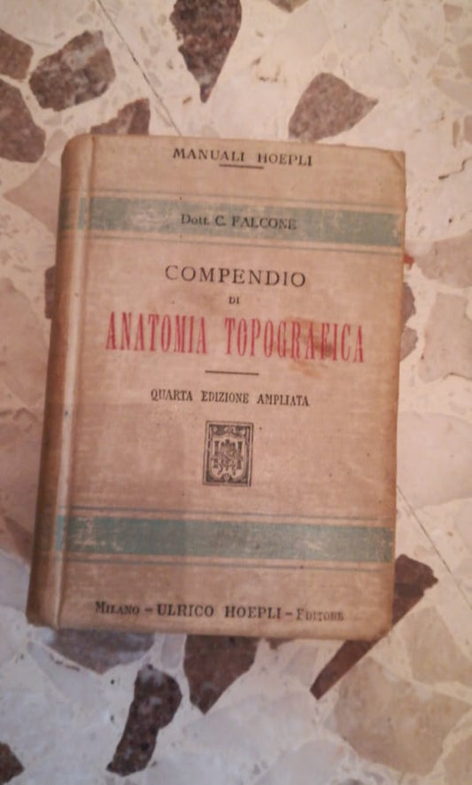 COMPENDIO DI ANATOMIA TOPOGRAFICA - copertina